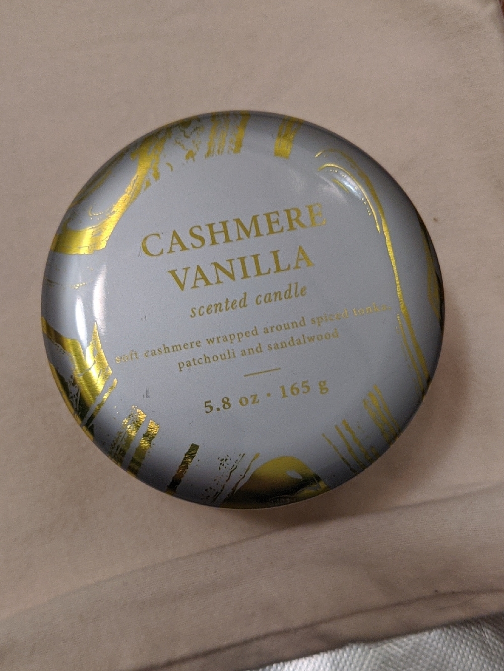 NWOT - Anthropologie Cashmere Vanilla Scented Candle